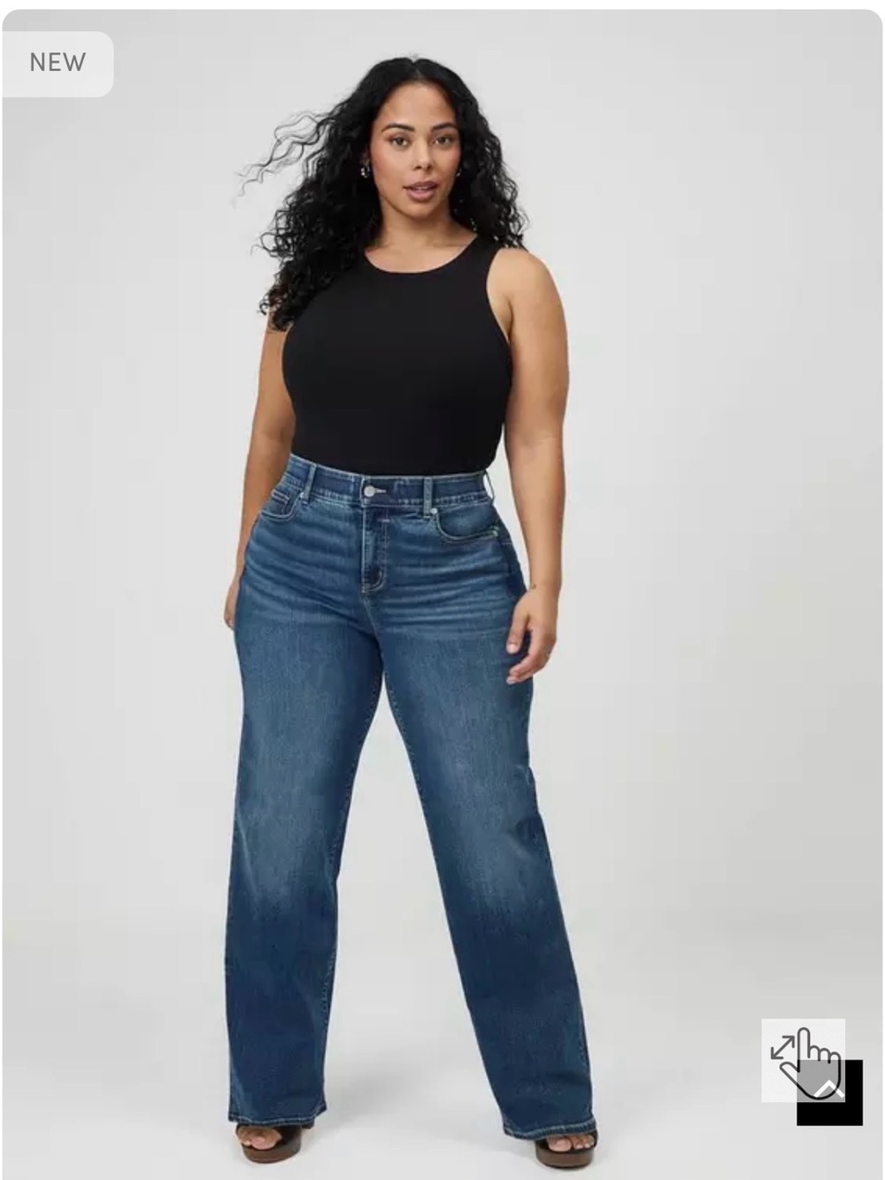 Bombshell Wide-Leg High-Rise Jean